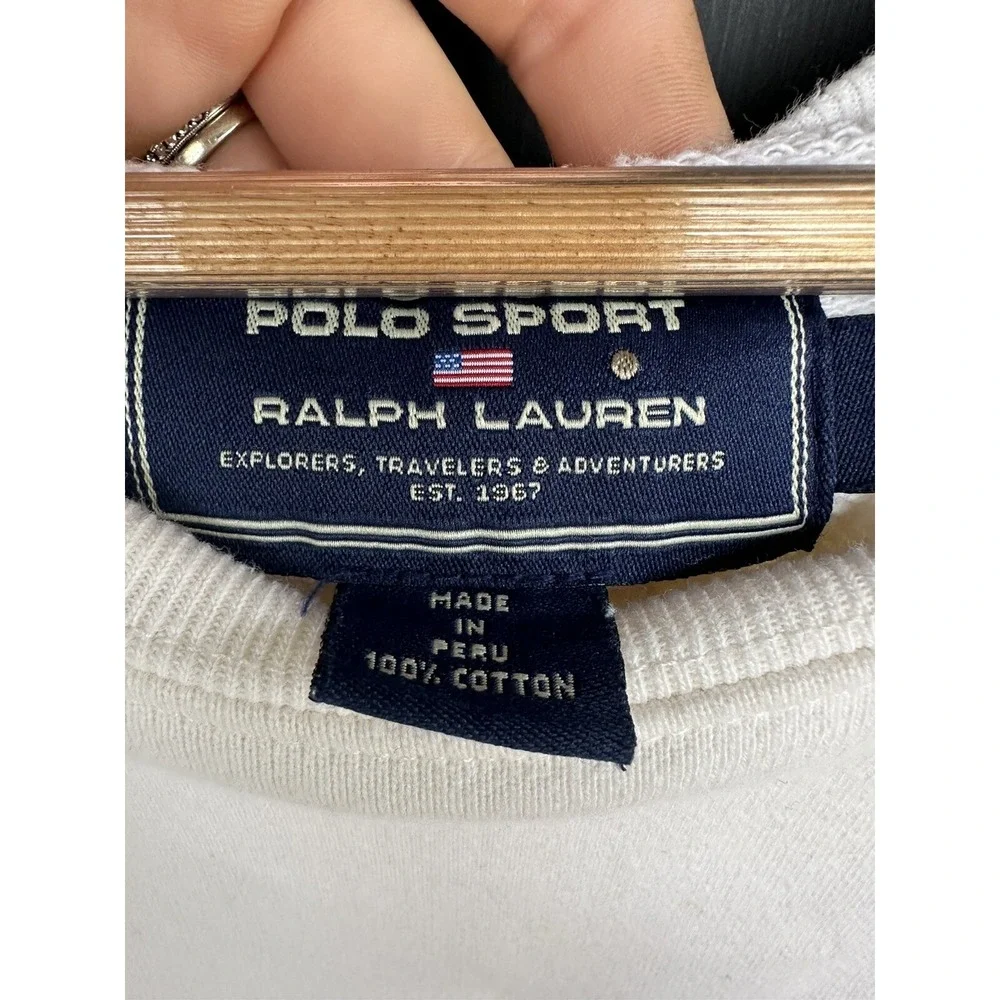 Vintage Ralph Lauren Polo Sport‎ XL Crewneck Sweatshirt Water Safety Instructor